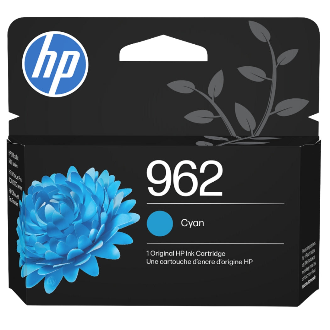 New, Pre-Owned - HP 962 (3HZ96AN) Cyan Ink Cartridge