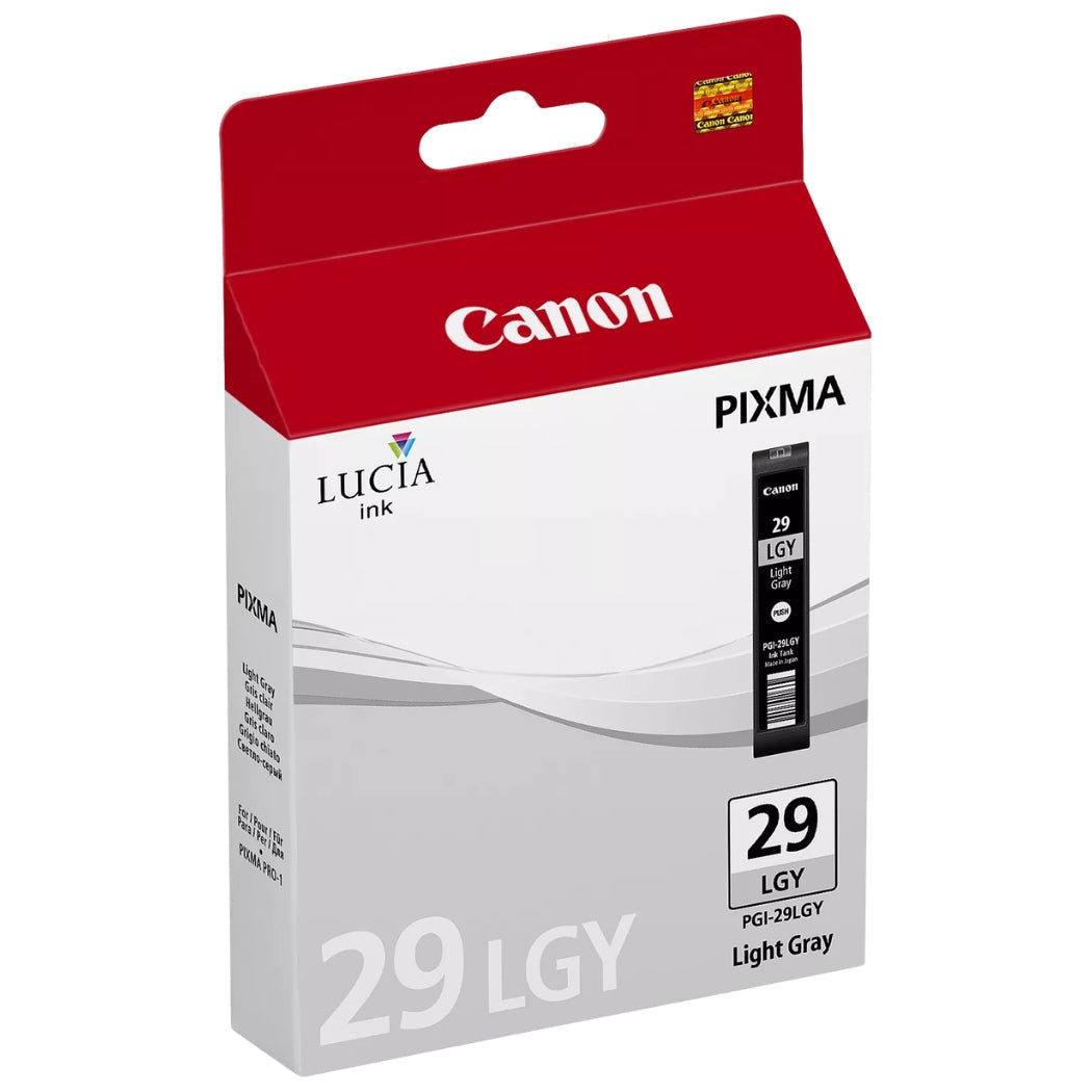 New, Pre-Owned - Canon PGI-29 Standard Yield Light Gray Ink Cartridge, 4872B001