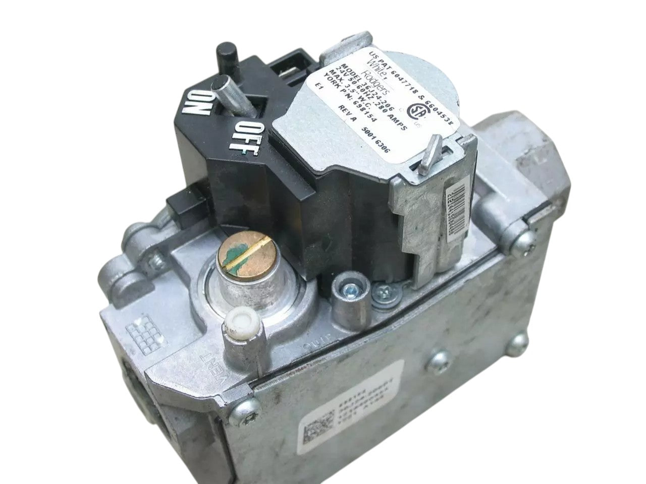 White Rodgers GEMINI 36J24-206 HVAC Furnace Gas Valve w/ Burner Tube (Refurbed)