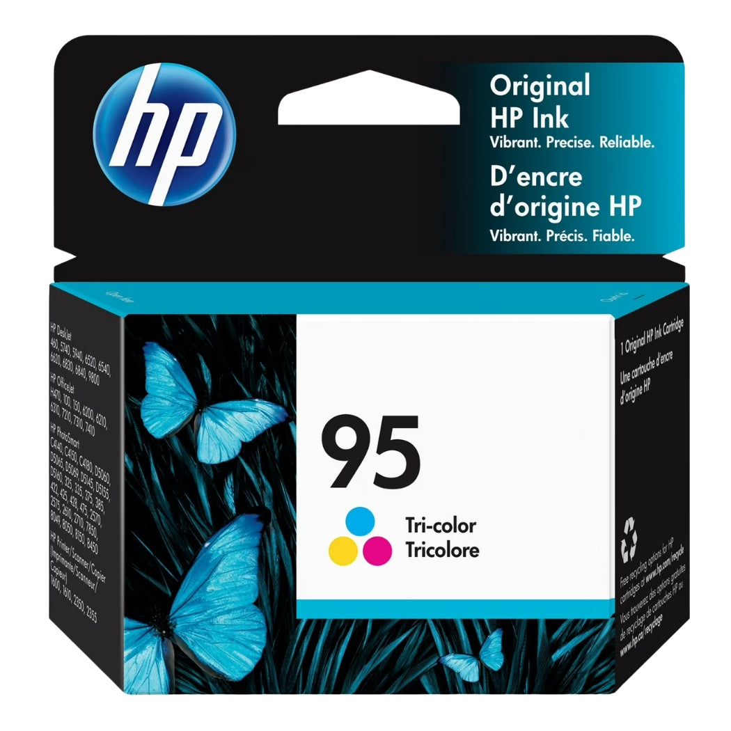 New, Pre-Owned - HP 95 (C8766WN) Tri-Color Ink Cartridge