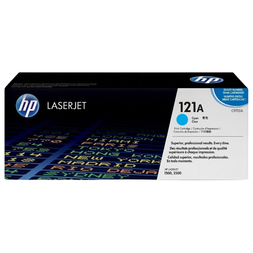 New, Pre-Owned - HP 121A Standard Yield Cyan Toner Cartridge, C9701A