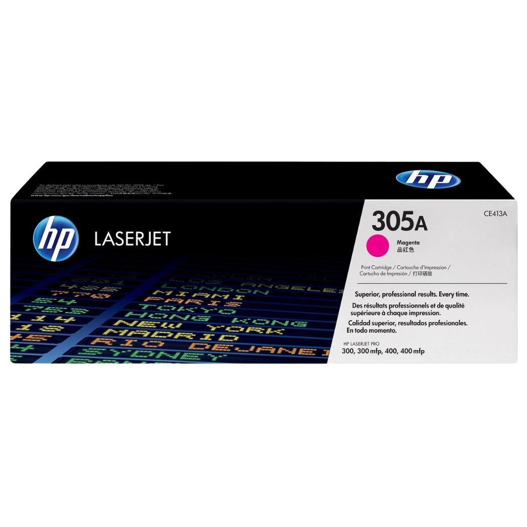 New, Pre-Owned - HP 305A Standard Yield Magenta Toner Cartridge, CE413A