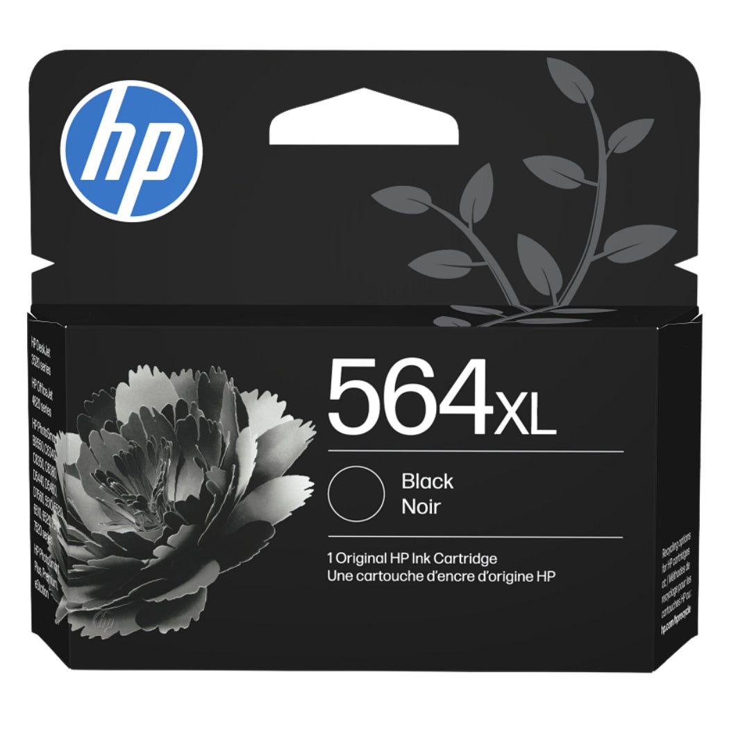 New, Pre-Owned - HP 564XL (CN684WN) Black Ink Cartridge