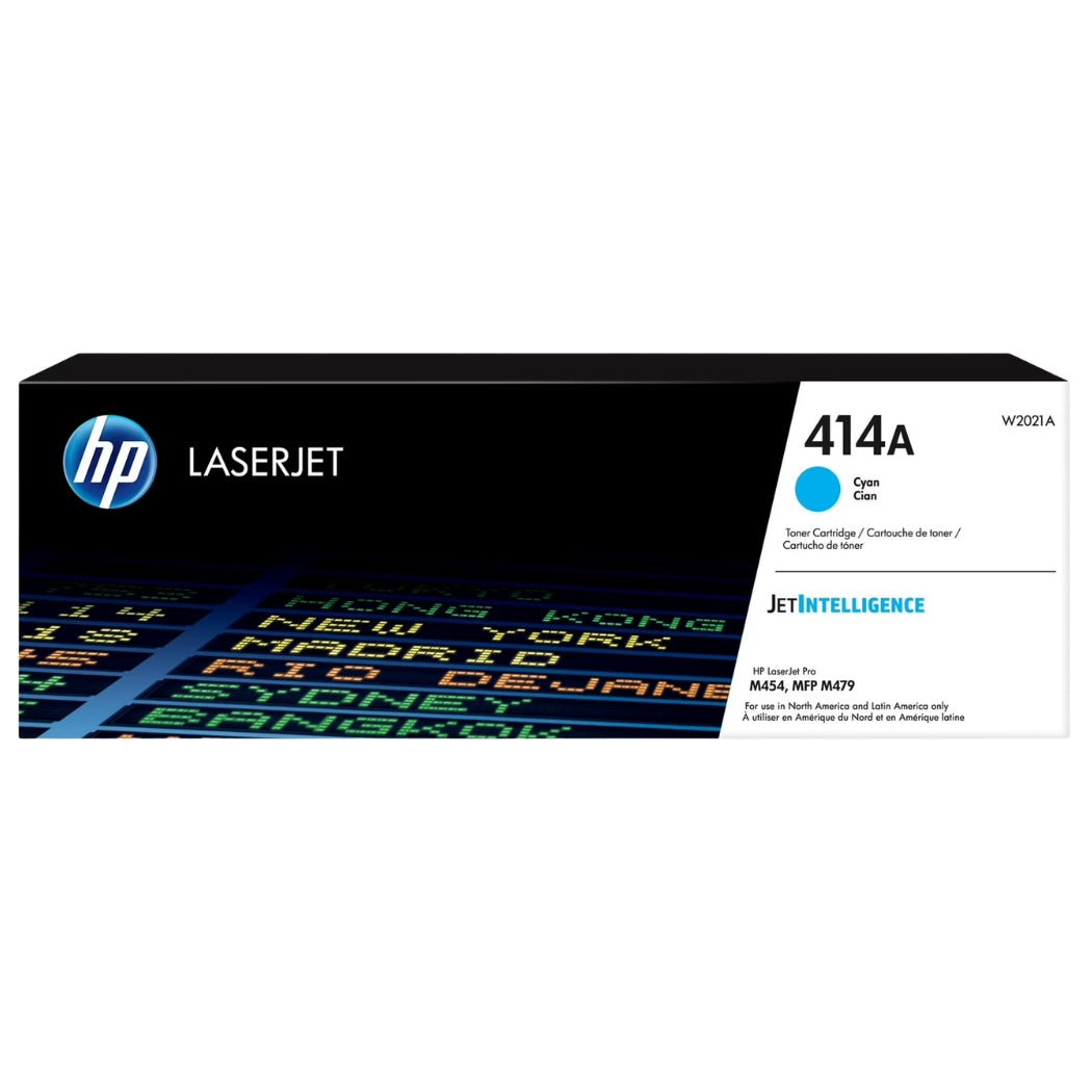 New, Pre-Owned - HP 414A Standard Yield Cyan Toner Cartridge, W2021A
