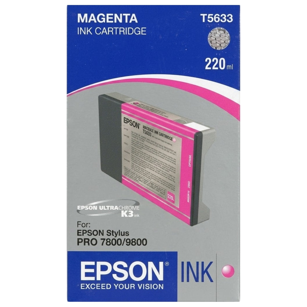 New, Pre-Owned - Epson T5633 Magenta High Capacity Ink Cartridge