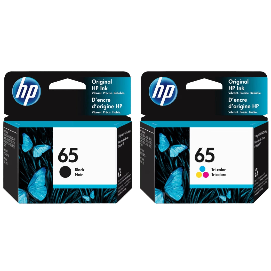 New, Pre-Owned - HP 65 Black & Color Ink Cartridge