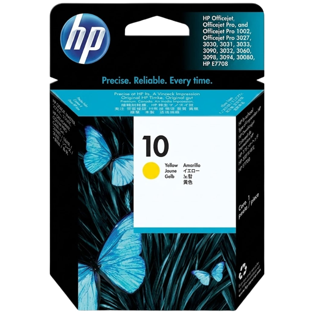 New, Pre-Owned - HP 10 Ink Cartridge Yellow-C4842A