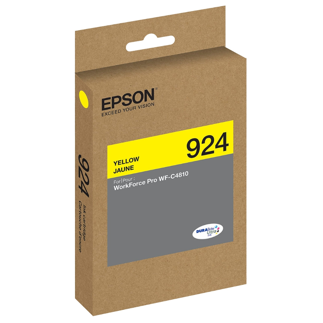 New, Pre-Owned - Epson 924 Standard Yield Yellow Ink Cartridge, T924420