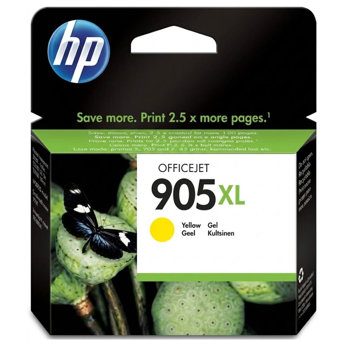 New, Pre-Owned - HP 905XL (T6M13AA) High Yield Yellow Ink Cartridge