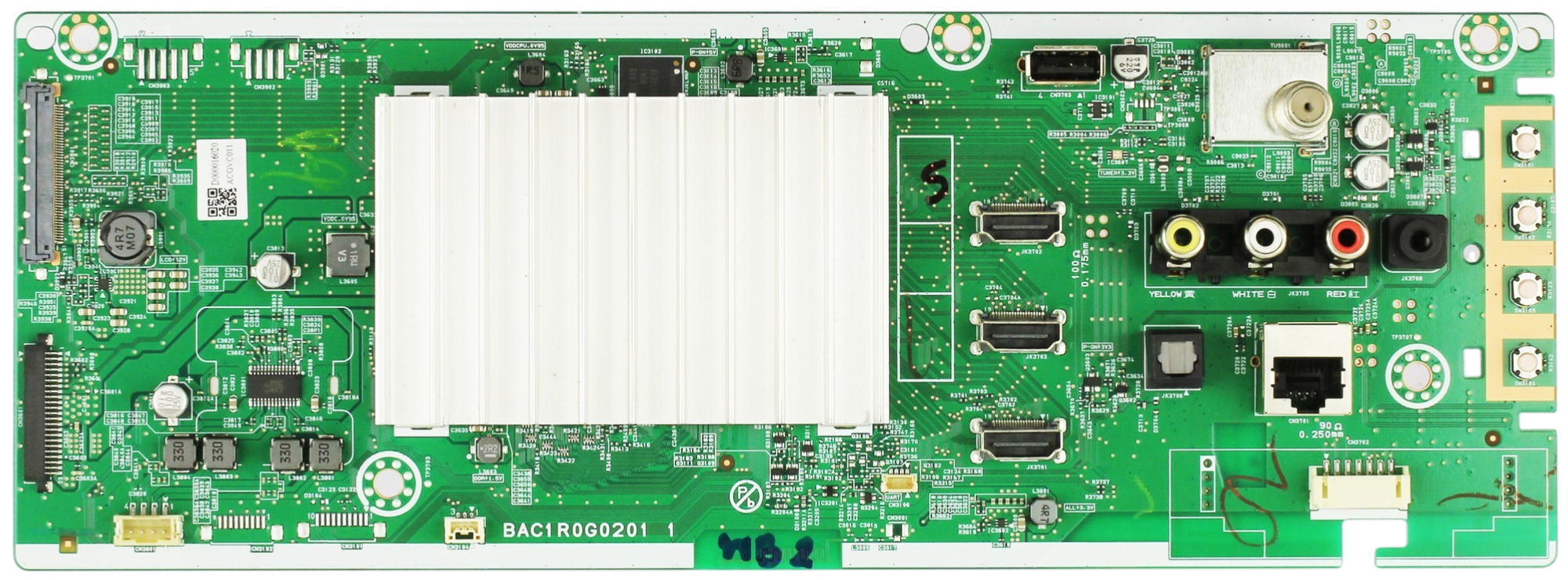 ACGVCMMAT001 Philips Main Board, BAC1R0G02011, ACGVC011, 43PFL5604/F7