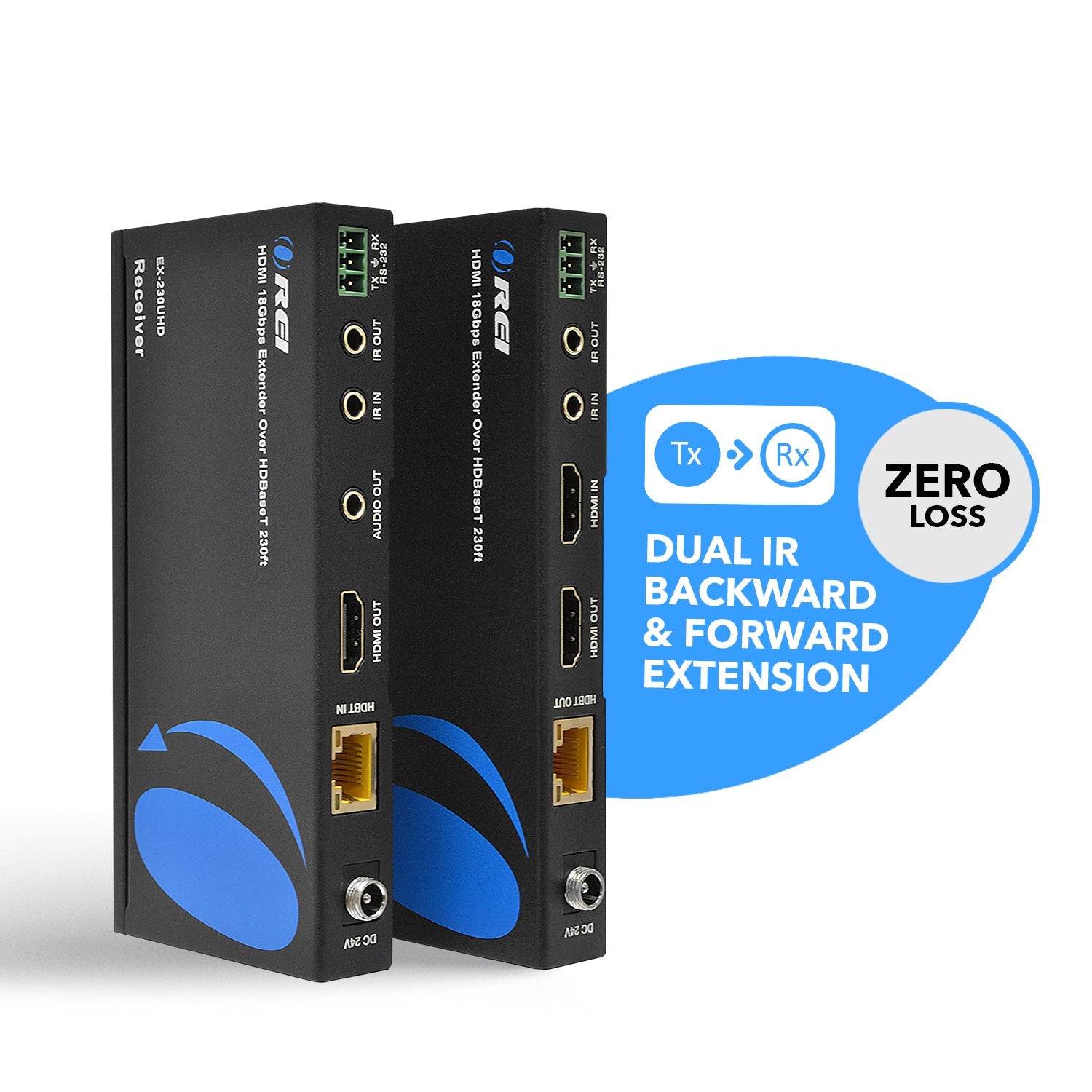 4K HDBaseT HDMI™ Extender (Loop) - 230ft (cat6)-EX-230UHD