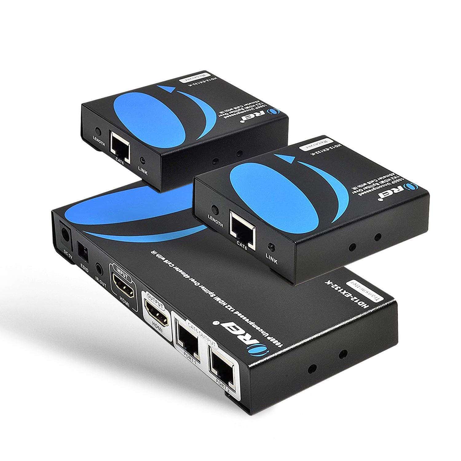 1080p 1x2 HDMI™ Extender Splitter (Loop) - 230ft (cat6)-HD12-EX132-K