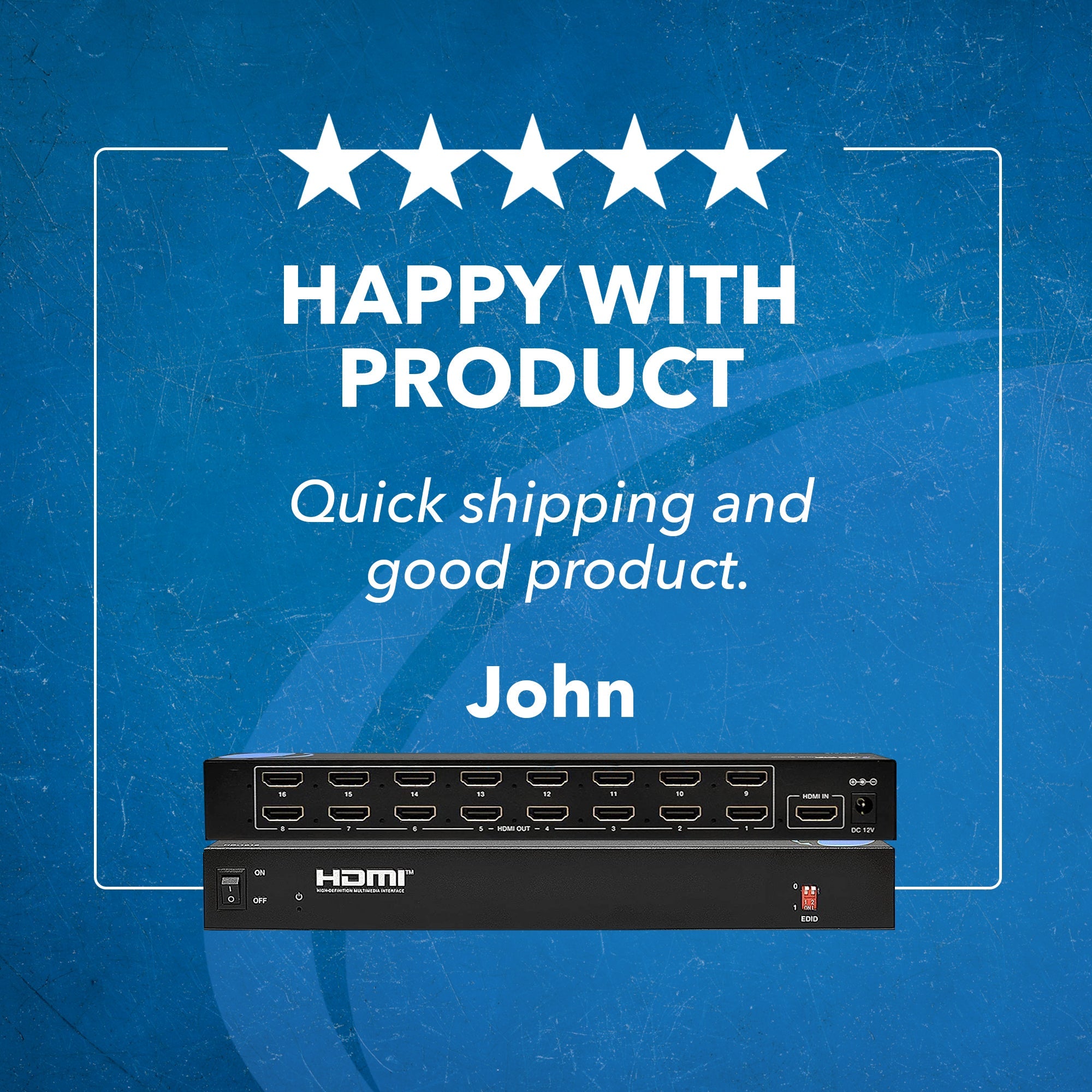 1080p 1x16 HDMI™ Splitter-HD-1016