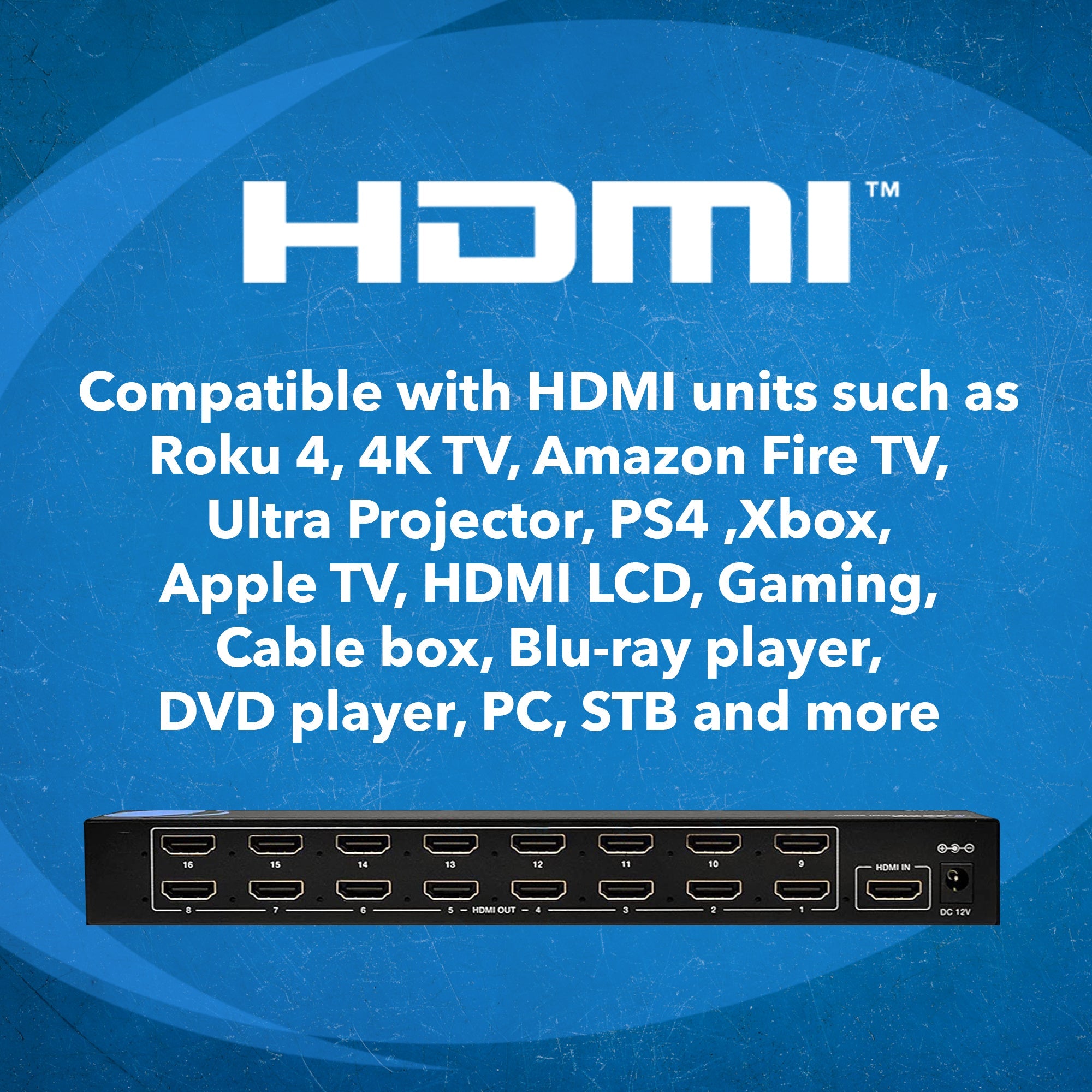 1080p 1x16 HDMI™ Splitter-HD-1016
