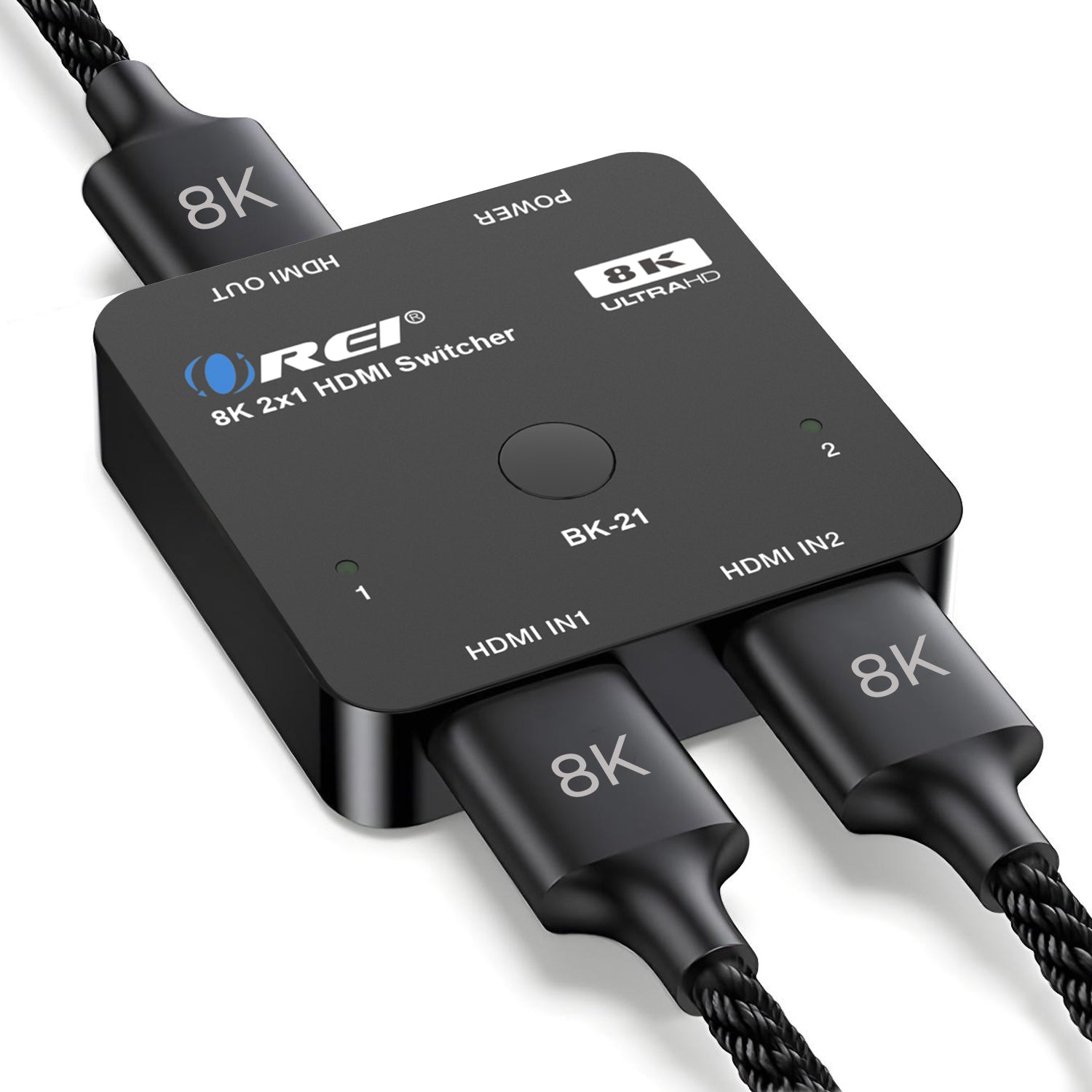 8K 2-port HDMI™ Switch-BK-21