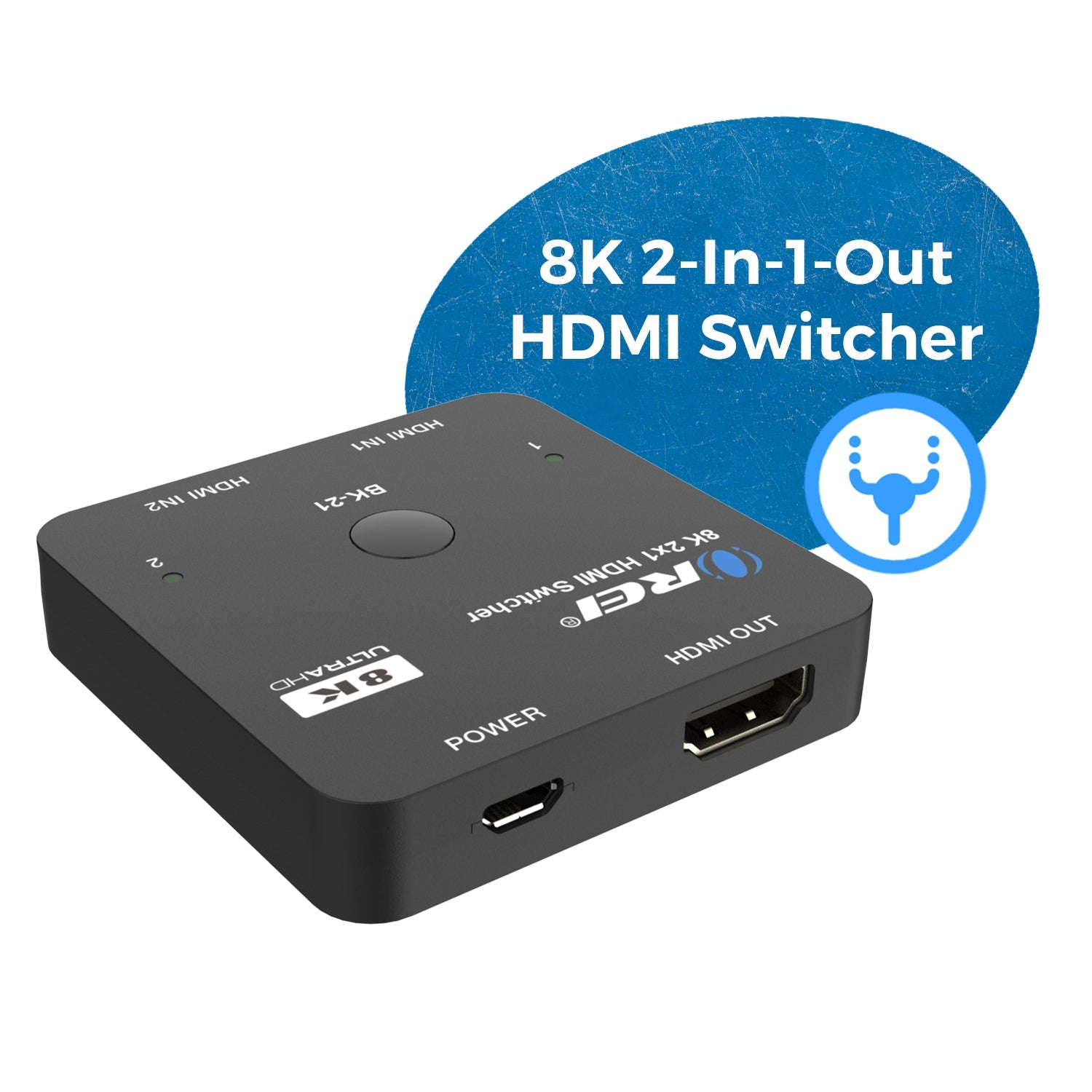 8K 2-port HDMI™ Switch-BK-21