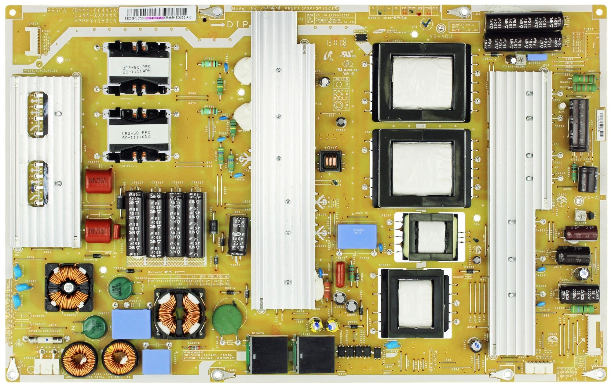 Samsung BN44-00446A (PSPF371501A) Power Supply Unit