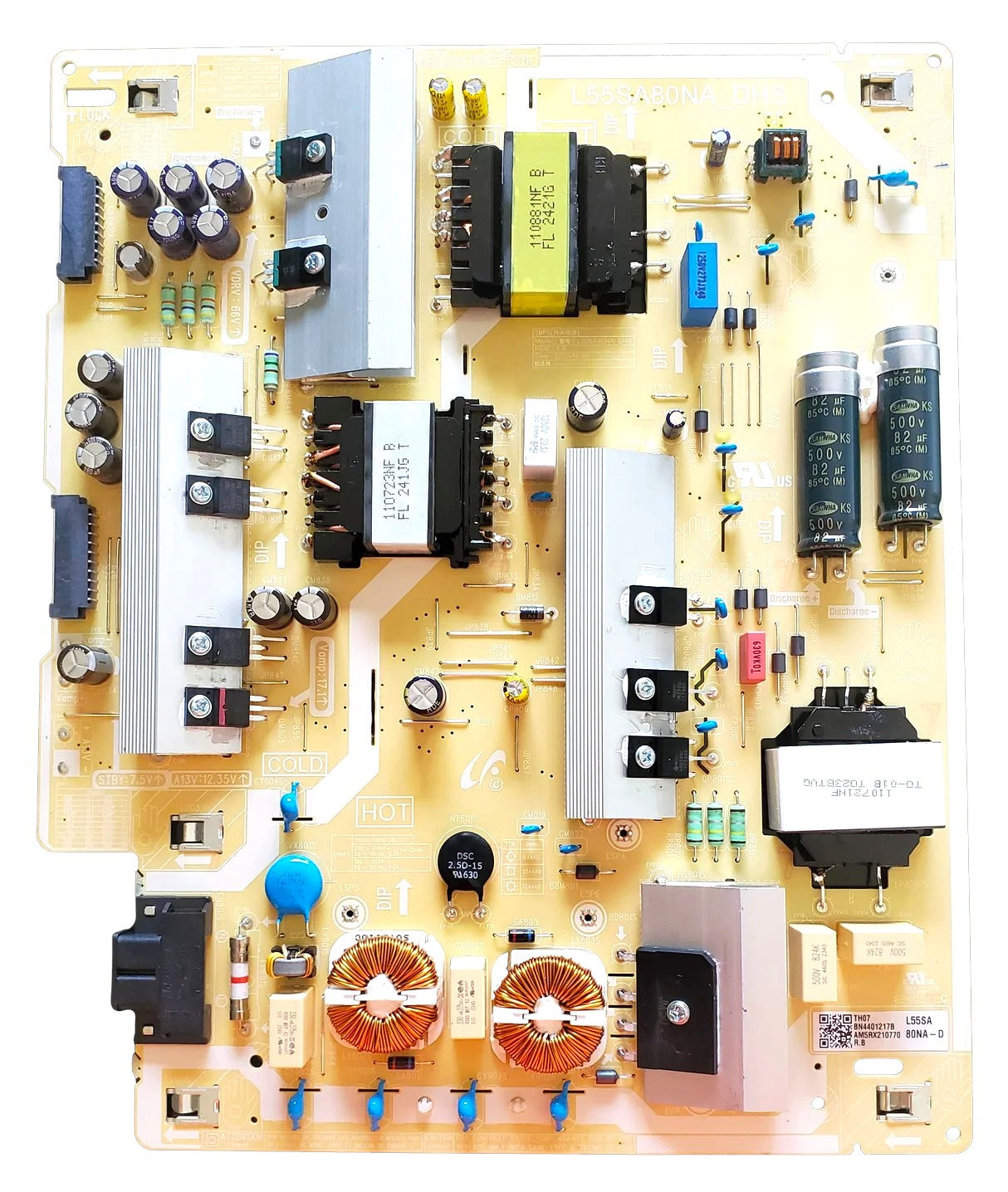 BN44-01217B Samsung Power Supply, BN4401217B, L55SA80NA_DHS, QN55QN85DBFXZA, QN55QN85DDFXZA