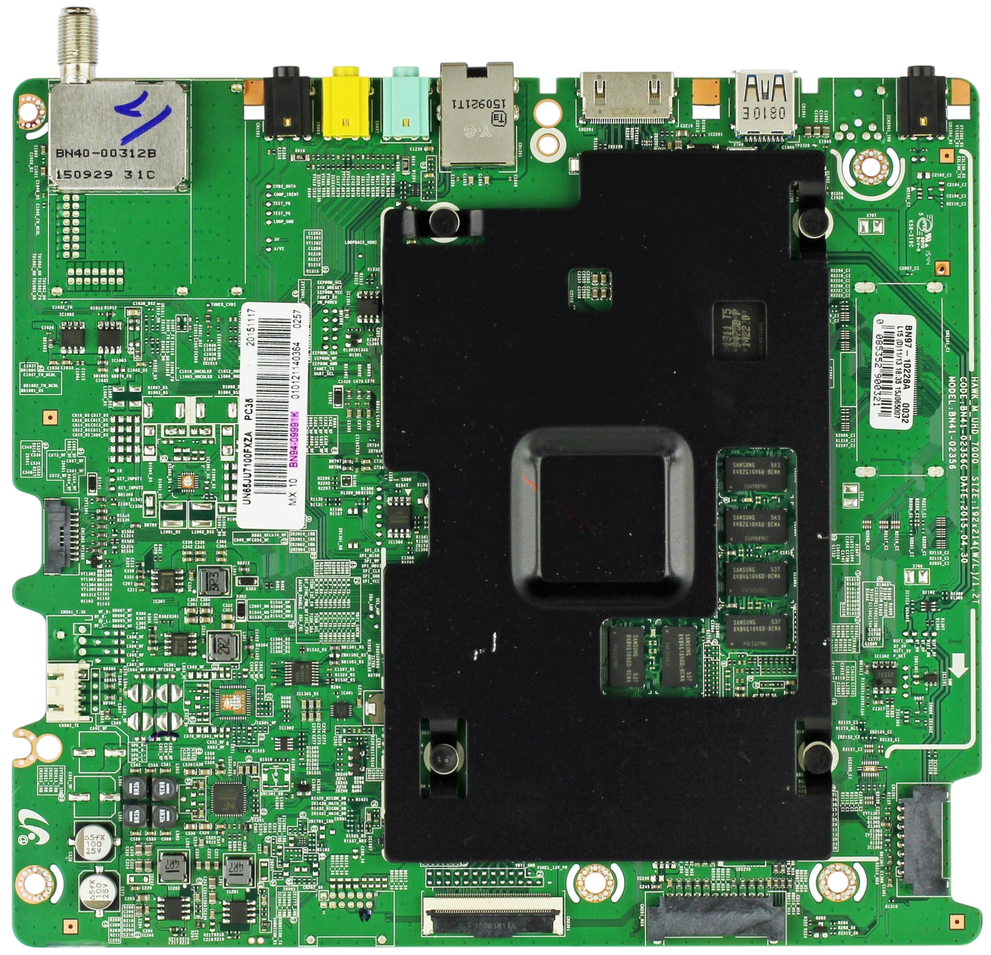Samsung BN94-09991K Main Board for UN65JU7100FXZA (Version IH02)