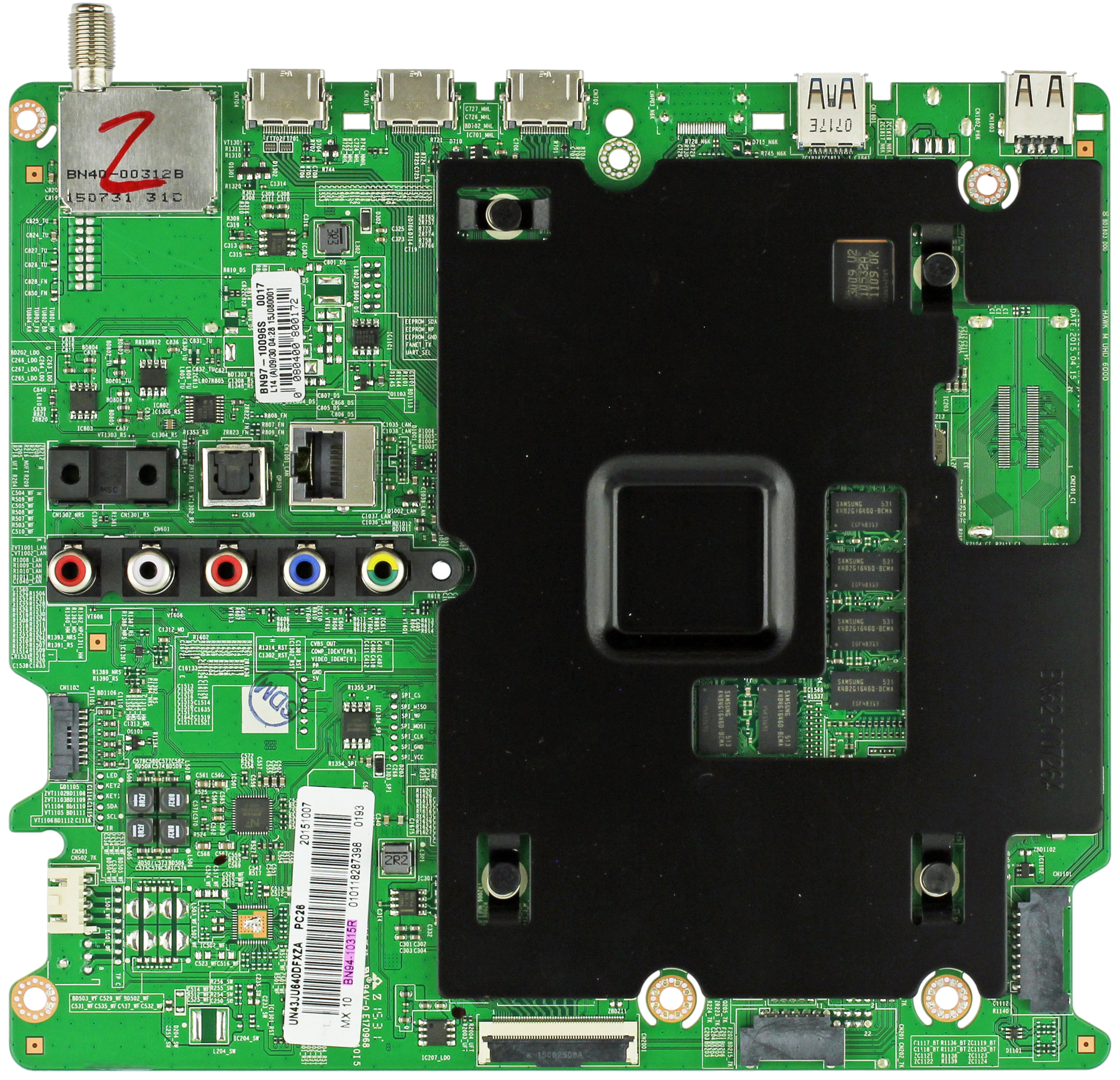 Samsung BN94-10315R Main Board for UN43JU640DFXZA (Version AH01)