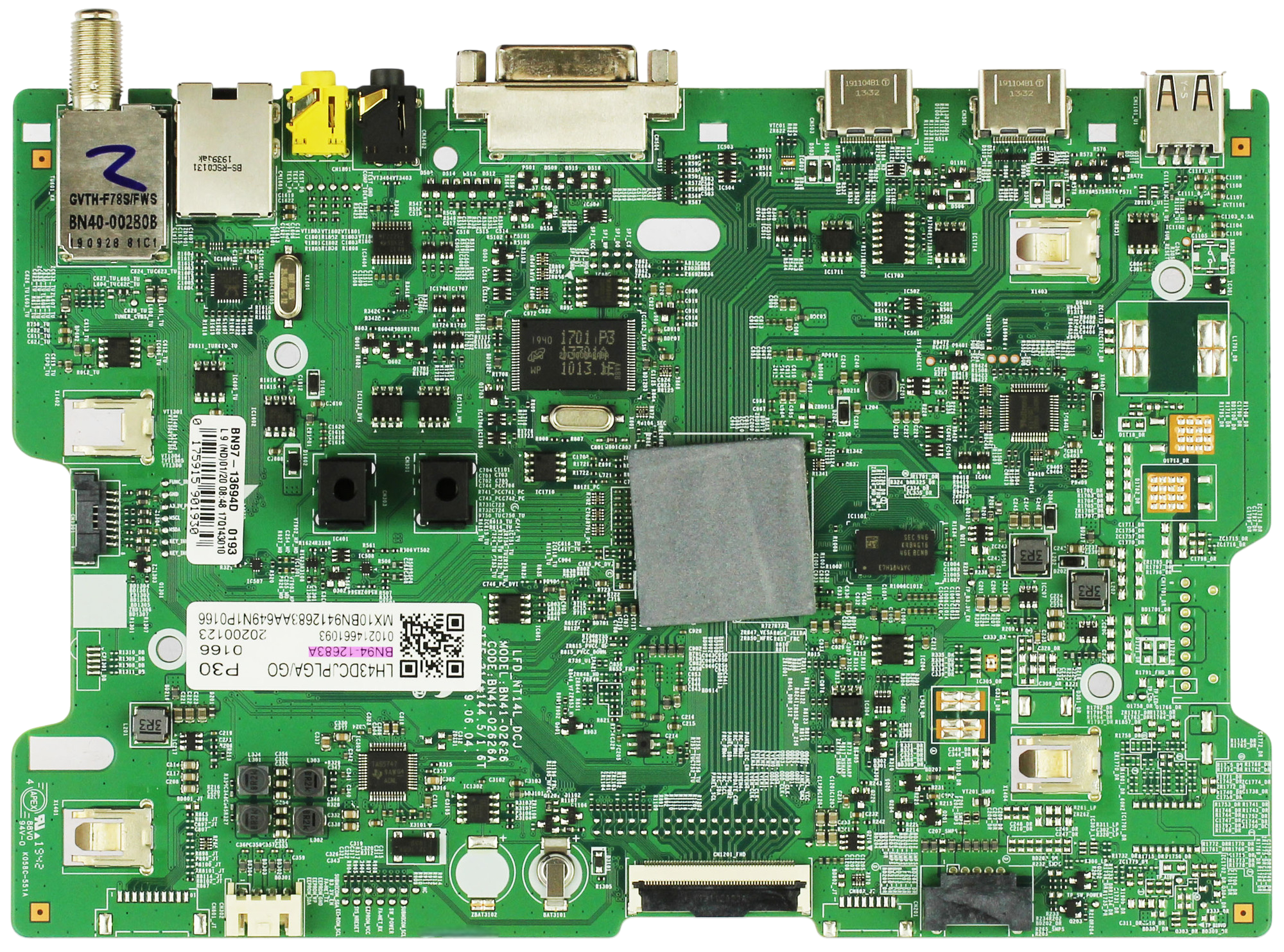 Samsung BN94-12683A Main Board for LH43DCJPLGA/GO (Version FA01)
