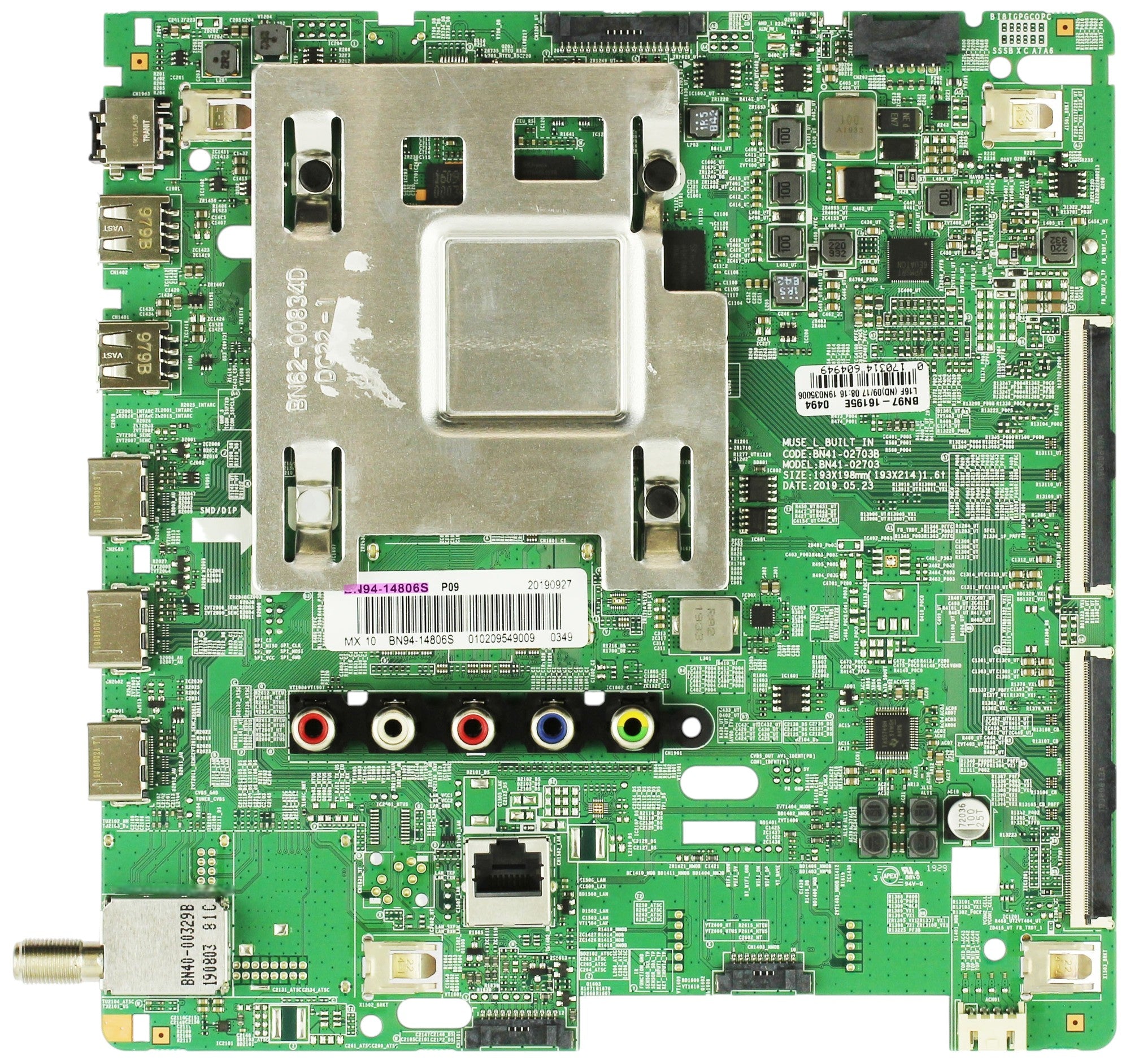 BN94-14806S Samsung Main Board for UN65RU7100FXZA (Version FA01)