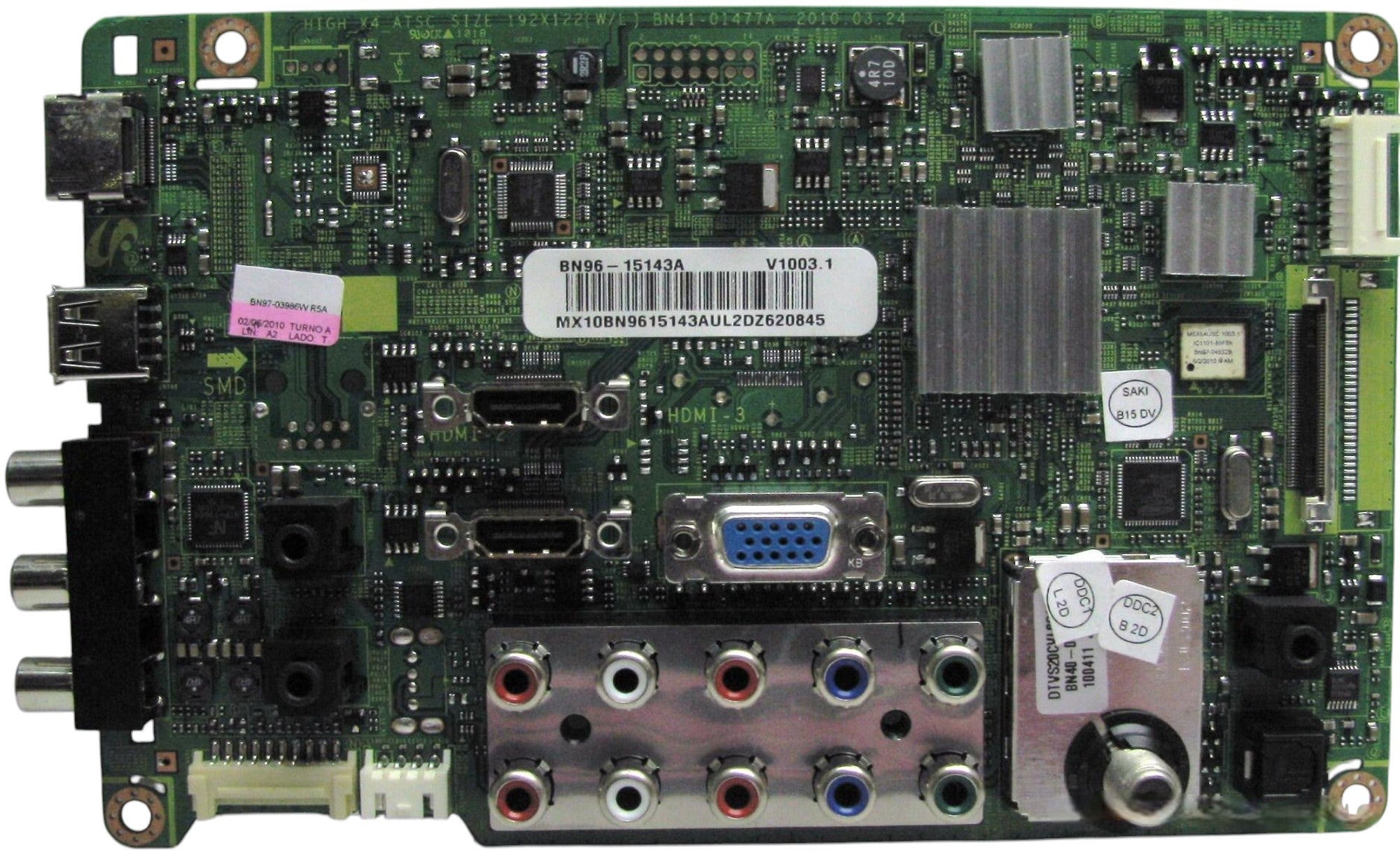 Samsung BN96-15143A Main Board for LN40C530F1FXZA
