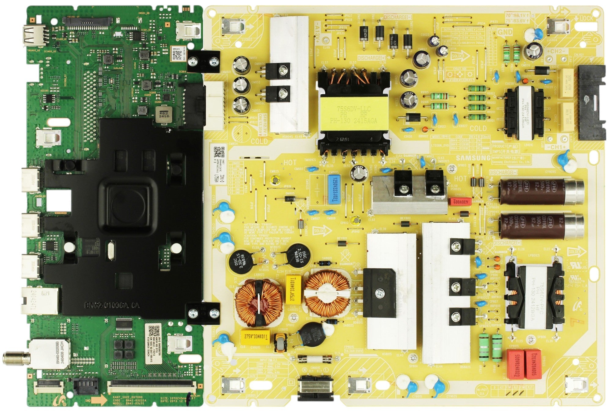 BN96-58679R Samsung Main Board/Power Supply, KANT_SU2E_DU7000, BN41-03231A, BN44-01269C, UN70DU7200FXZA