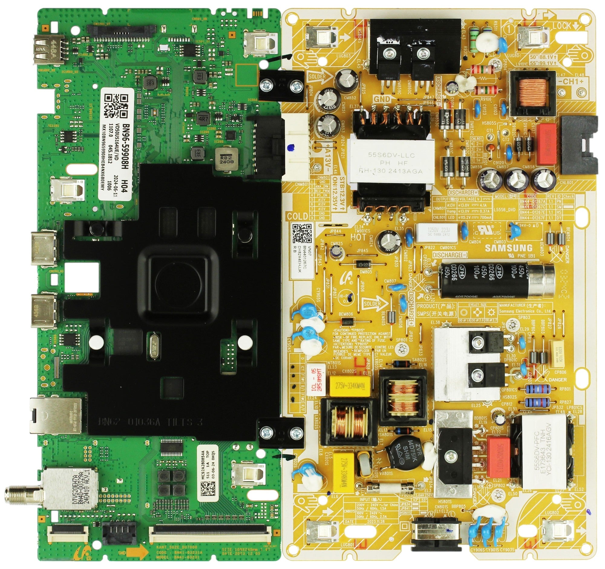 BN96-59908H Samsung Main Board Power Supply UN50DU7200FXZA GA05