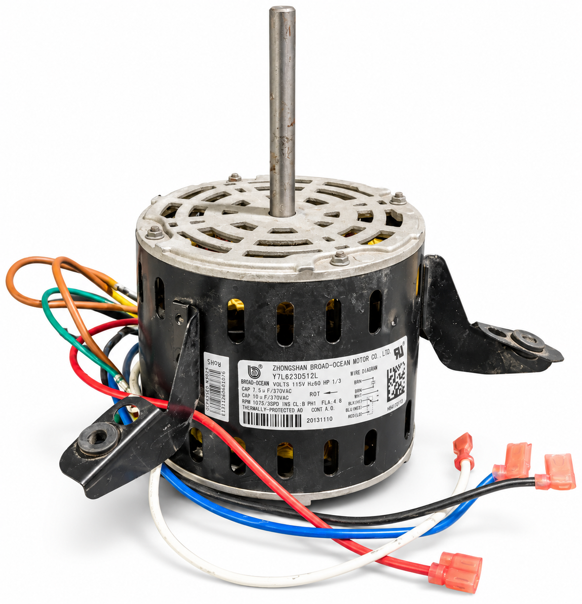 Broad-Ocean Y7L623D512L HVAC blower motor white background