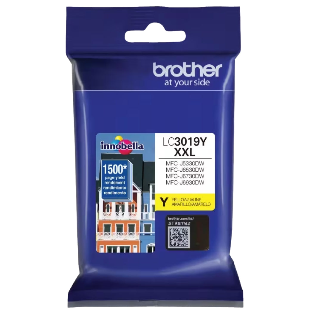 New, Pre-Owned - Brother LC3019 Super High-Yield Yellow Ink Cartridge, LC3019Y