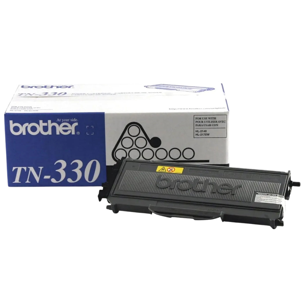 New, Pre-Owned - Brother Standard-Yield Black Laser Toner Cartridge, TN330