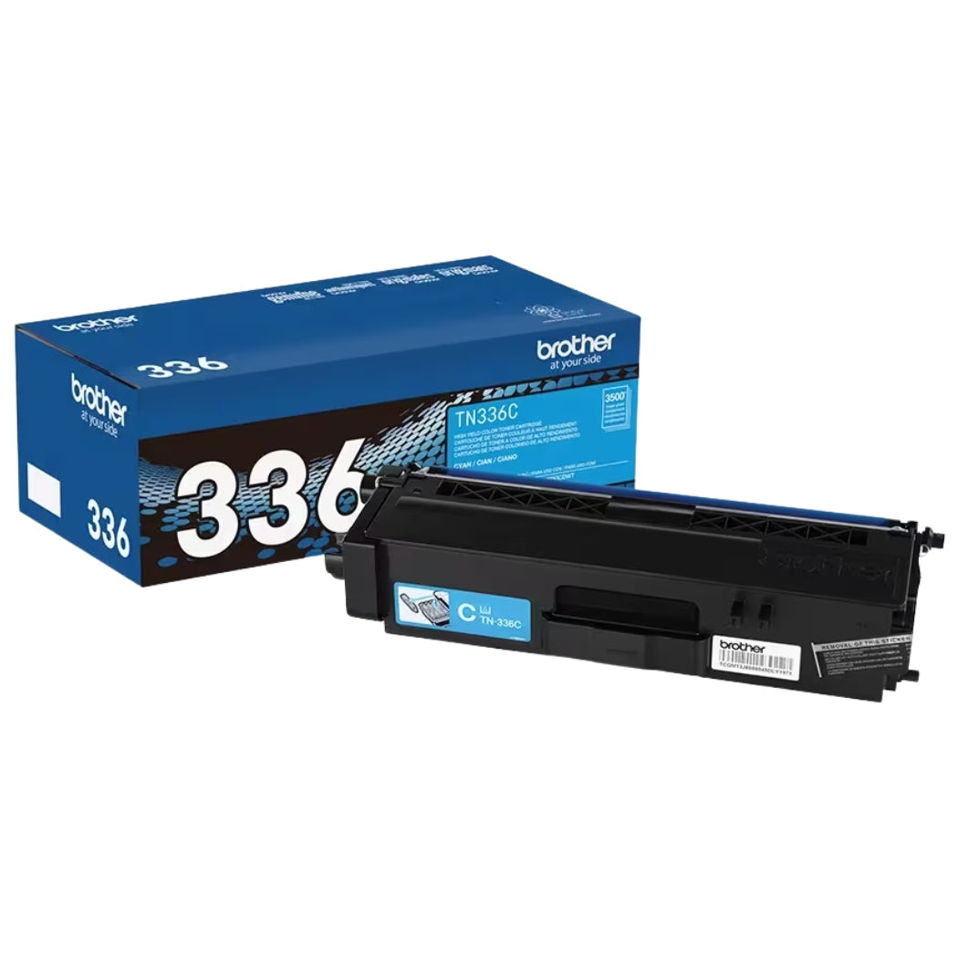 New, Pre-Owned - Brother TN-336C Cyan High Yield Toner Cartridge