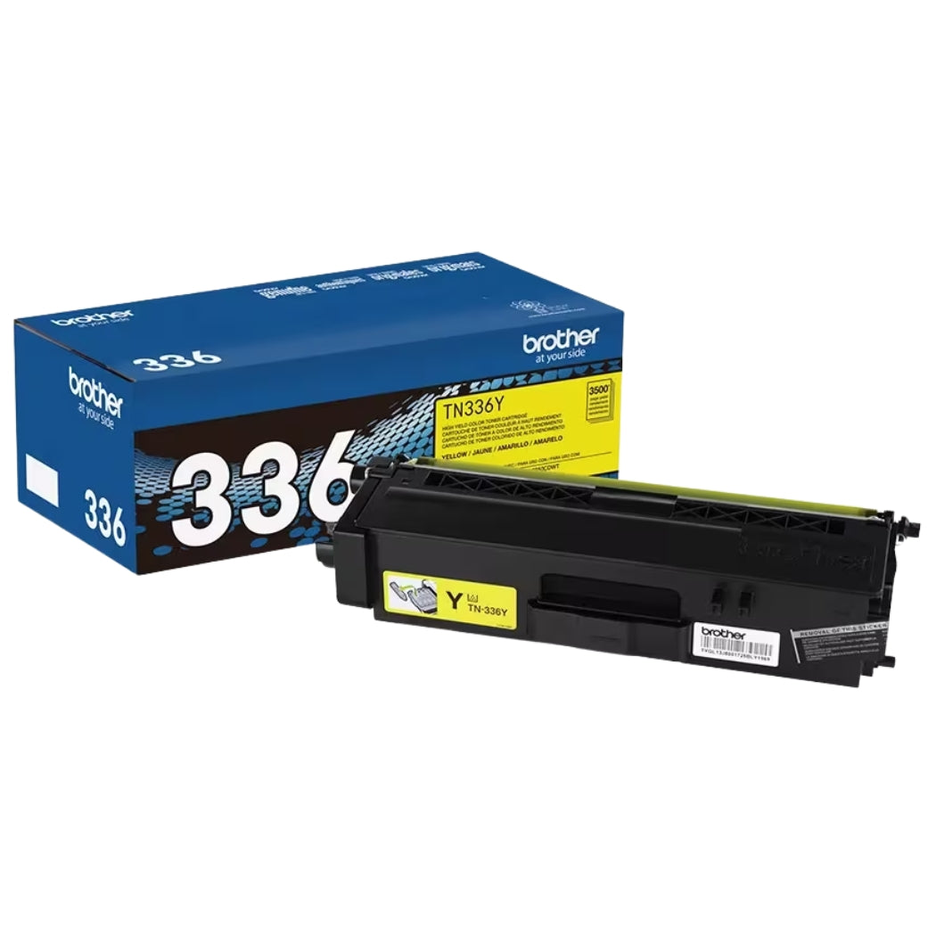 New, Pre-Owned - Brother TN-336Y Yellow High-Yield Toner Cartridge