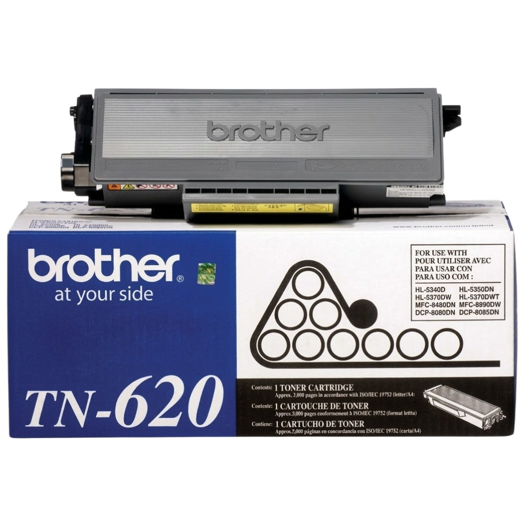 New, Pre-Owned - Brother TN-620 Black Toner Cartridge