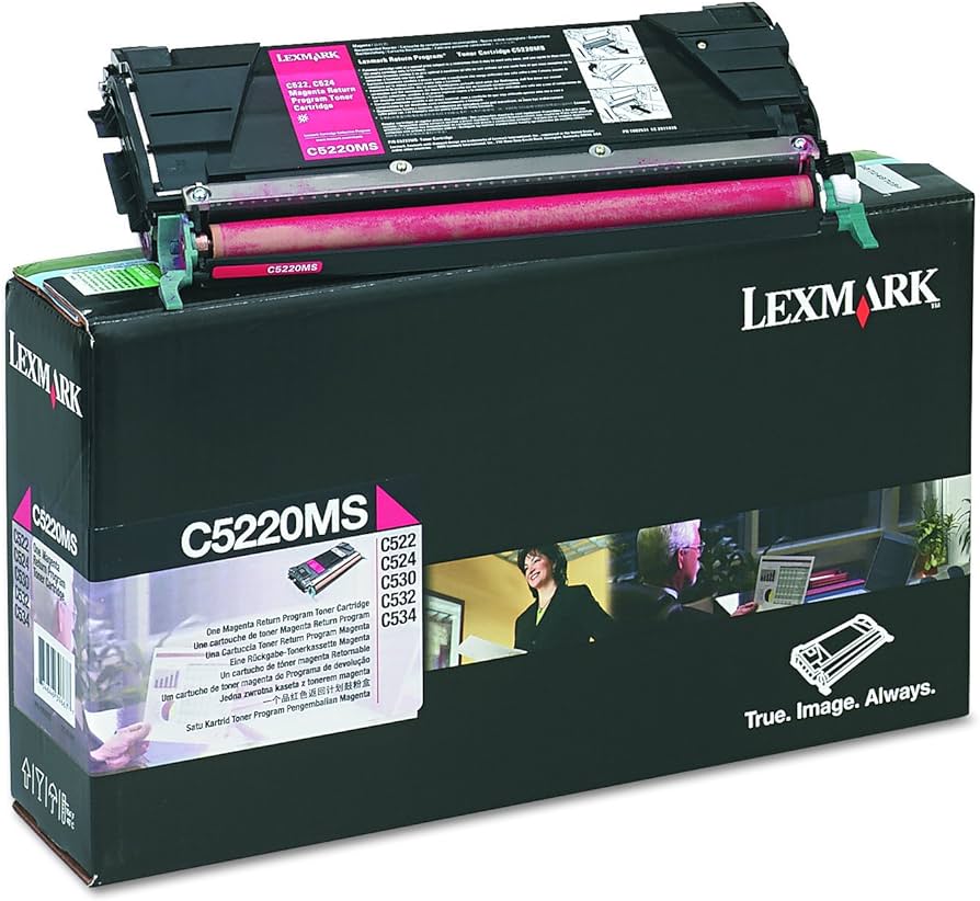 New, Pre-Owned - Lexmark C522, C524, C53x Magenta Toner Cartridge C5220MS