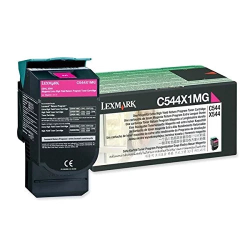 New, Pre-Owned - Lexmark C544X1MG Extra High Yield Magenta Toner Cartridge