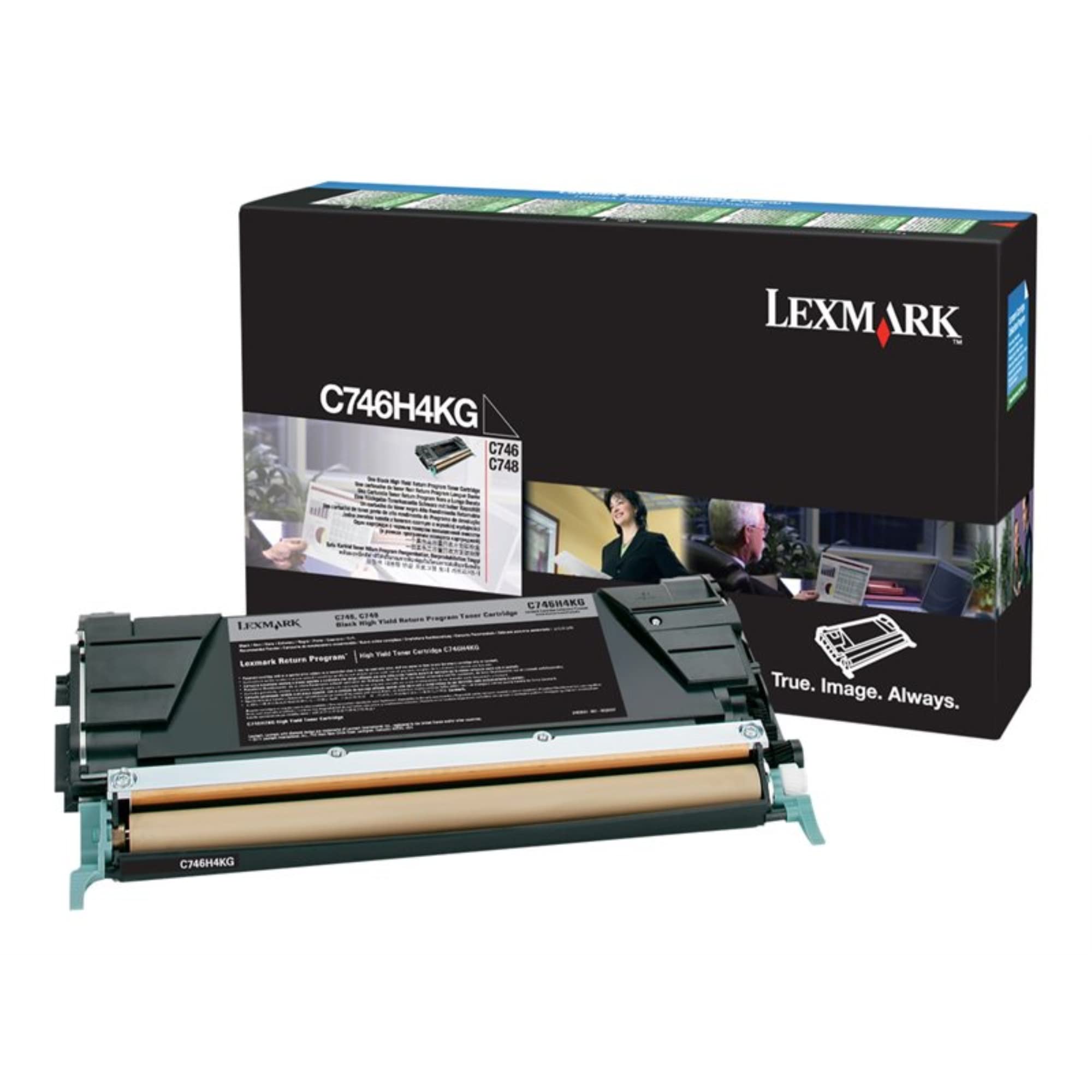 New, Pre-Owned - Lexmark C746H4KG High Yield Black Toner Cartridge