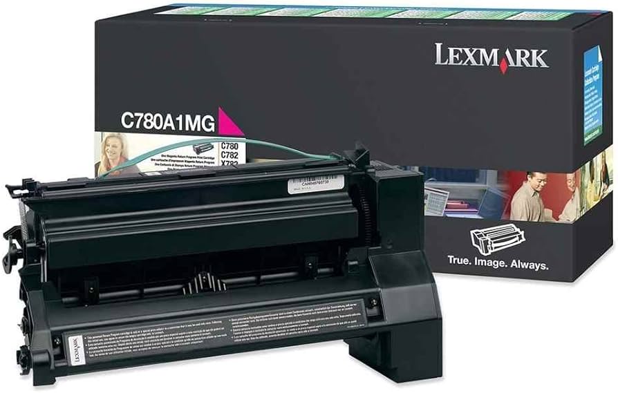 New, Pre-Owned - Lexmark C780A1MG Standard Yield Magenta Toner Cartridge