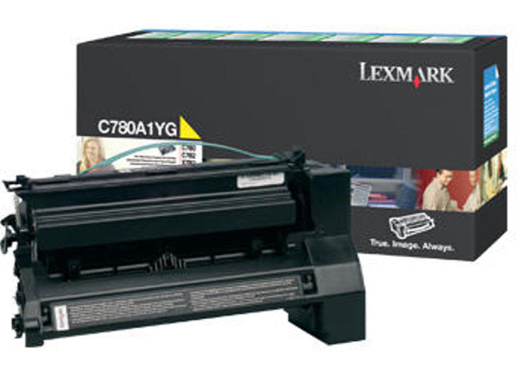 New, Pre-Owned - Lexmark C780A1YG Standard Yield Yellow Toner Cartridge
