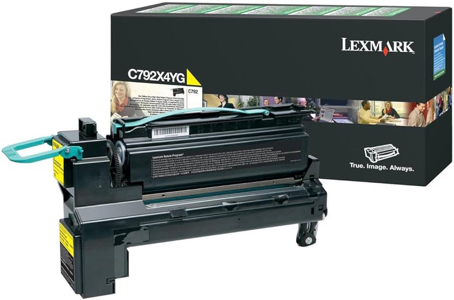 New, Pre-Owned - Lexmark C792X4YG Extra High-Yield Yellow Toner Cartridge