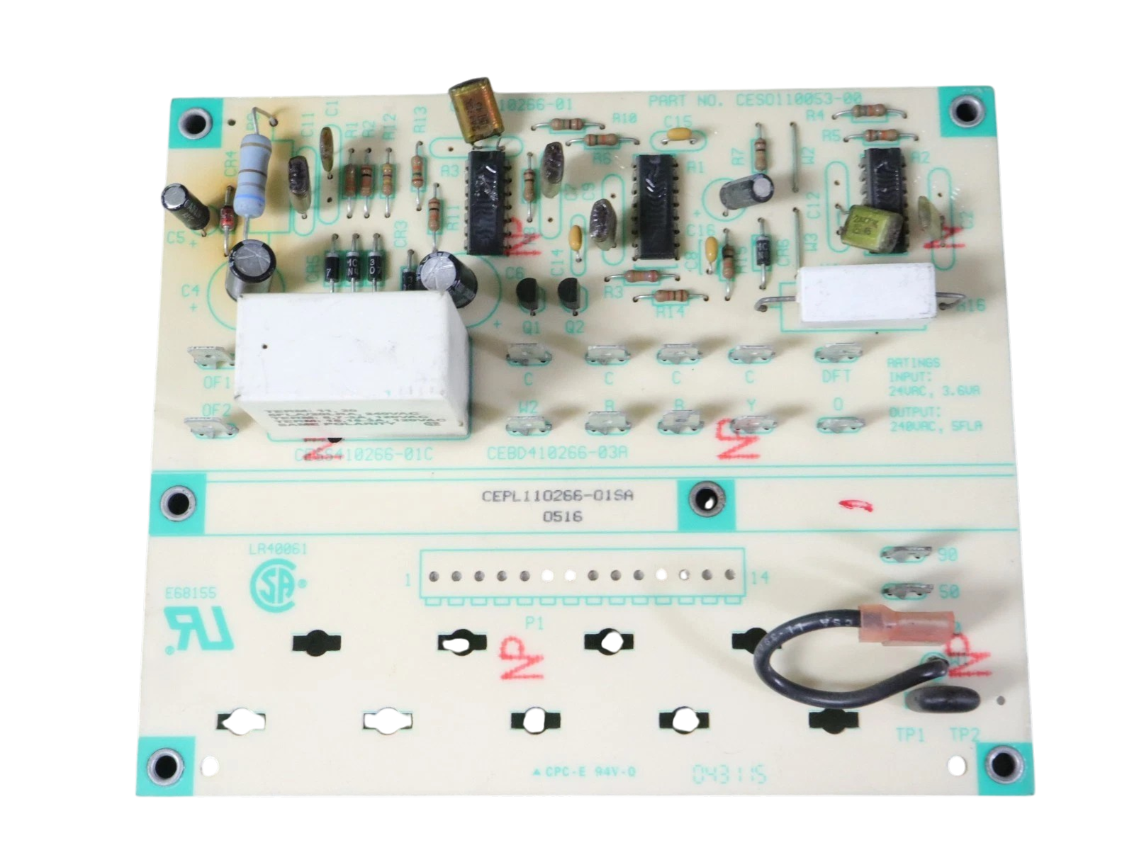 Carrier Bryant CEPL110266-01 Furnace Control Circuit Board CESO110053-00