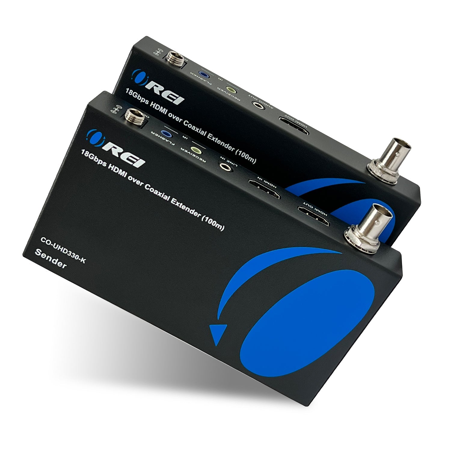 4K@60hz HDMI™ Extender (Loop, Bi-IR) - 330ft (coaxial)-CO-UHD330-K