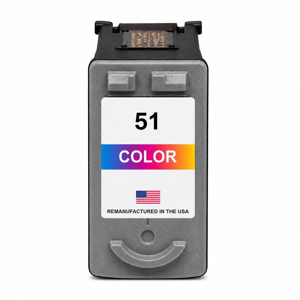 U.S. Remanufactured for Canon CL-51 Color Ink Cartridge