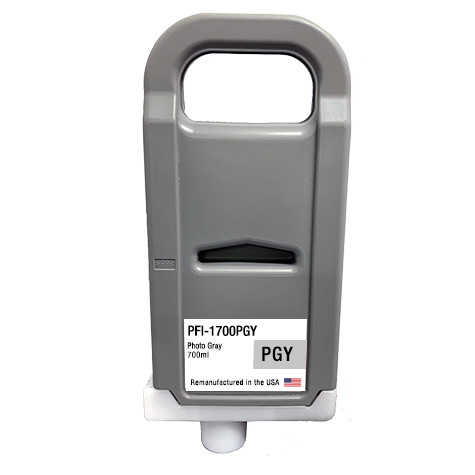 U.S. Remanufactured for Canon PFI-1700PGY Photo Gray Ink Cartridges