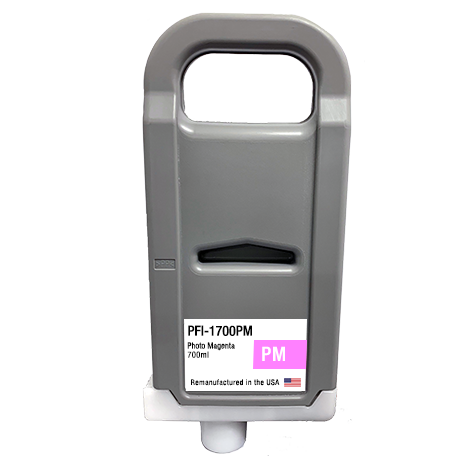 U.S. Remanufactured for Canon PFI-1700PM Photo Magenta Ink Cartridges