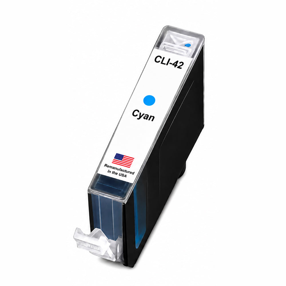 U.S. Remanufactured for Canon CLI-42 Cyan Ink Cartridge