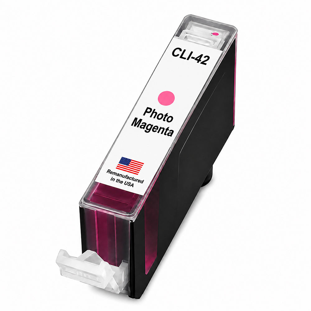 U.S. Remanufactured for Canon CLI-42PM Photo Magenta Ink Cartridge