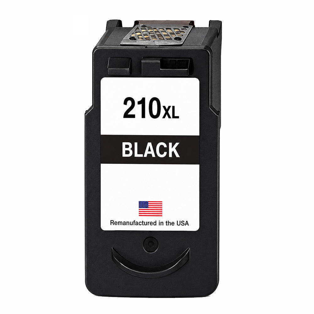 U.S. Remanufactured for Canon PG-210XL Black Ink Cartridge