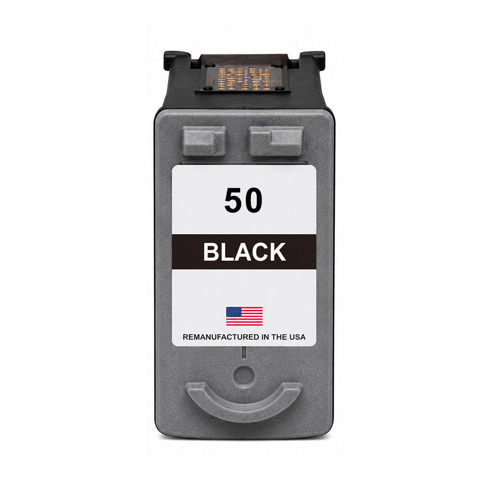 U.S. Remanufactured for Canon PG-50 Black Ink Cartridge